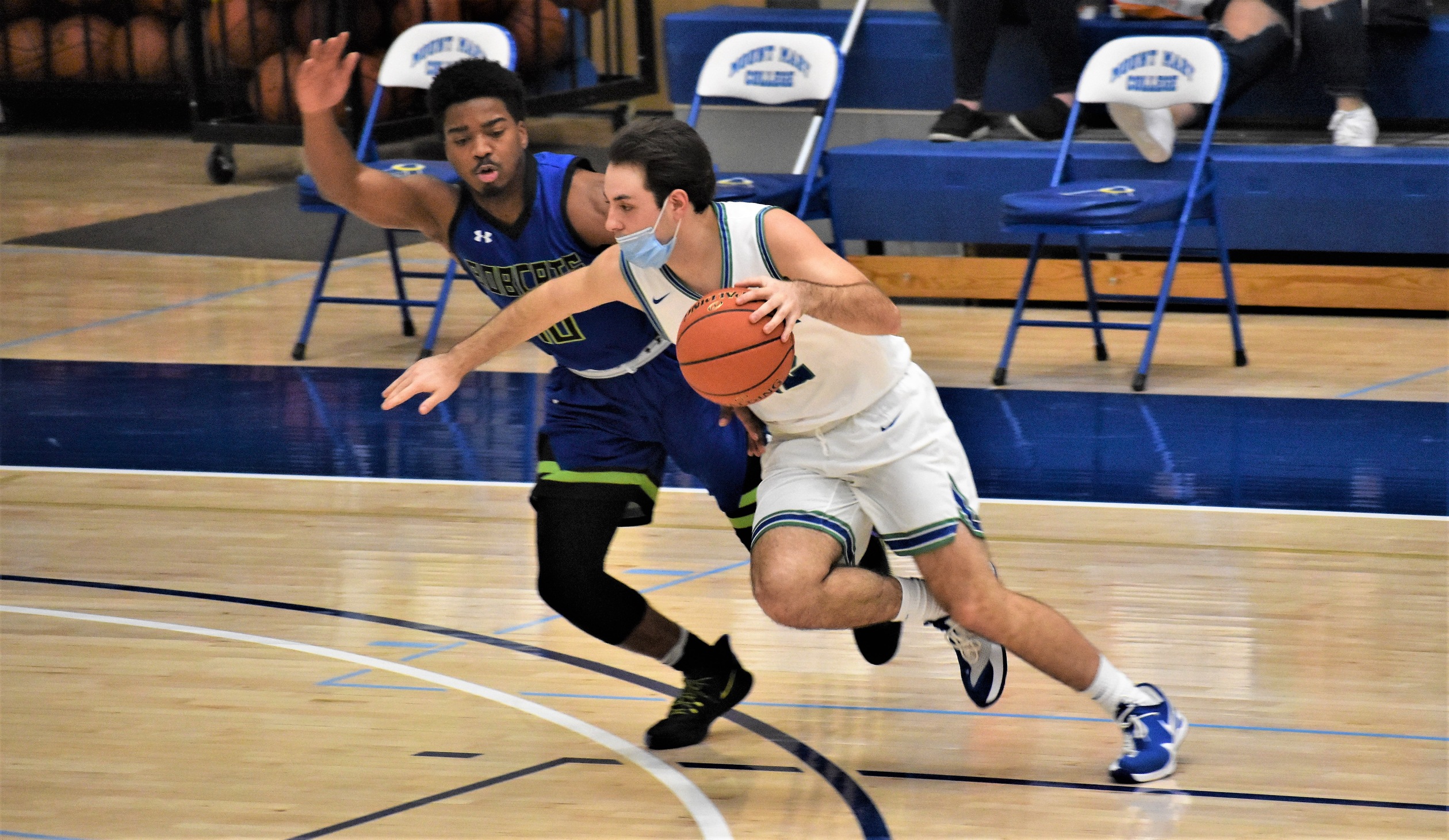 Matt Wagner dribbling past a defender on the wing