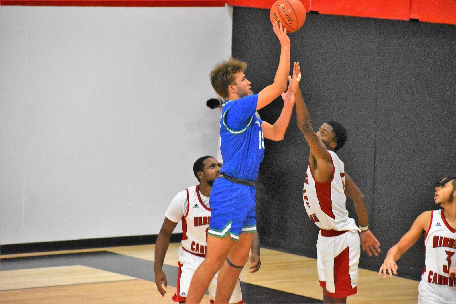 Gavin Gothard rises above his defender to shoot