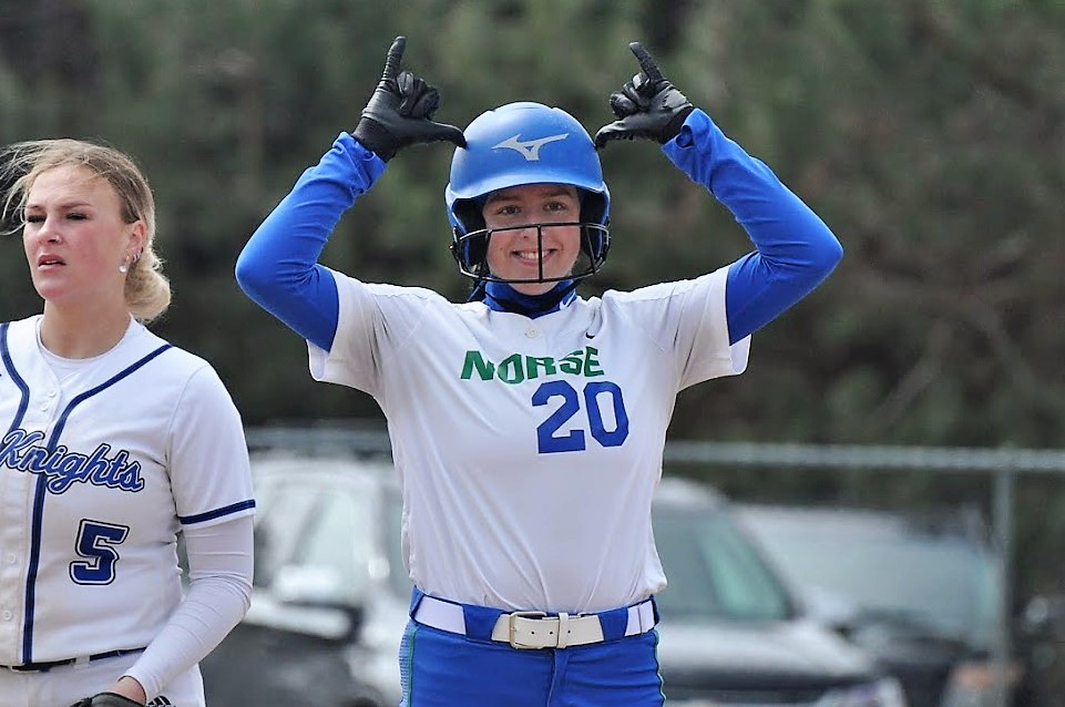 Ellie Miller celebrates with 